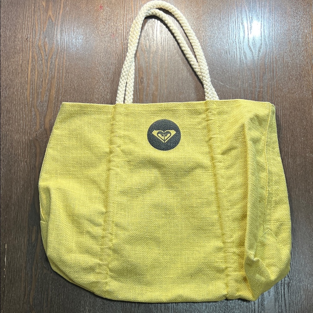 Roxy Sunny Yellow Tote Bag